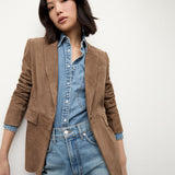 Veronica Beard - Duane Suede Dickey Jacket