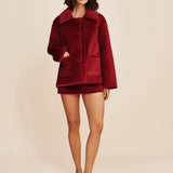 Posse - ROMEO MINI SKIRT - RED VELVET
