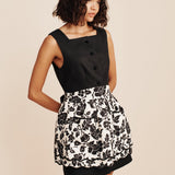 Posse - ROMEO APRON - NOIR BLOOM