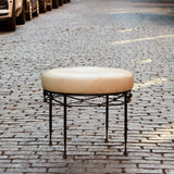 Lemieux Et Cie - Iron Drum Stool (circa 1940's France)