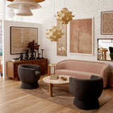 Lemieux Et Cie - Arago Swivel Chair in Charcoal Sheepskin
