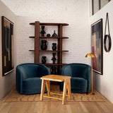 Lemieux Et Cie - Valence Chair in Vance Marine Velvet