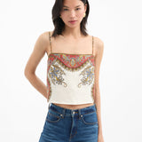 Veronica Beard - Rhea Linen Tank Top