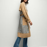 Veronica Beard - Liam Patchwork Trench Coat