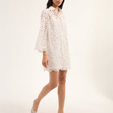 Veronica Beard - Sumatra Cotton Eyelet Dress