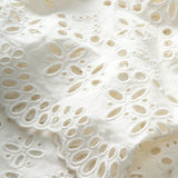 Veronica Beard - Kemper Cotton Eyelet Pant