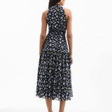 Veronica Beard - Brock Silk Ruched Midi Dress
