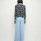 Veronica Beard - Maia Floral Silk Double - Collar Shirt