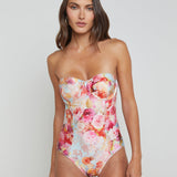 L'AGENCE - Amie Bandeau One-Piece Swimsuit