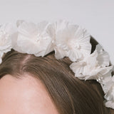 Jennifer Behr - Peony Vine Headband -- Cream
