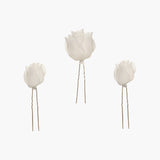 Jennifer Behr - Rosalia Hairpins - set of 3 -- Cream