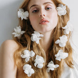 Jennifer Behr - Large Jardinia Hairpins -- Cream