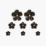 Jennifer Behr - Viola Hair Magnet Set -- Crystal Black