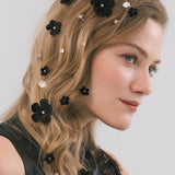 Jennifer Behr - Viola Hair Magnet Set -- Crystal Black