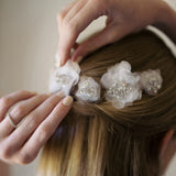 Jennifer Behr - Chantrell Bobby Pin Set -- Cream