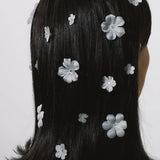 Jennifer Behr - Anemone Hair Magnet Set -- Crystal Cream