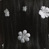 Jennifer Behr - Anemone Hair Magnet Set -- Crystal Cream