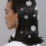 Jennifer Behr - Anemone Hair Magnet Set -- Crystal Cream