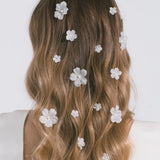 Jennifer Behr - Anemone Hair Magnet Set -- Pearl Cream