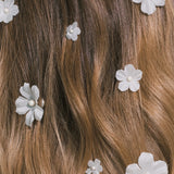 Jennifer Behr - Anemone Hair Magnet Set -- Pearl Cream