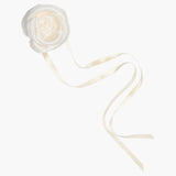 Jennifer Behr x Leonie Hanne Fleur Ribbon Tie -- Cream