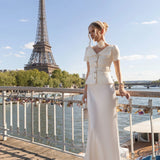 Jennifer Behr x Leonie Hanne Fleur Ribbon Tie -- Cream