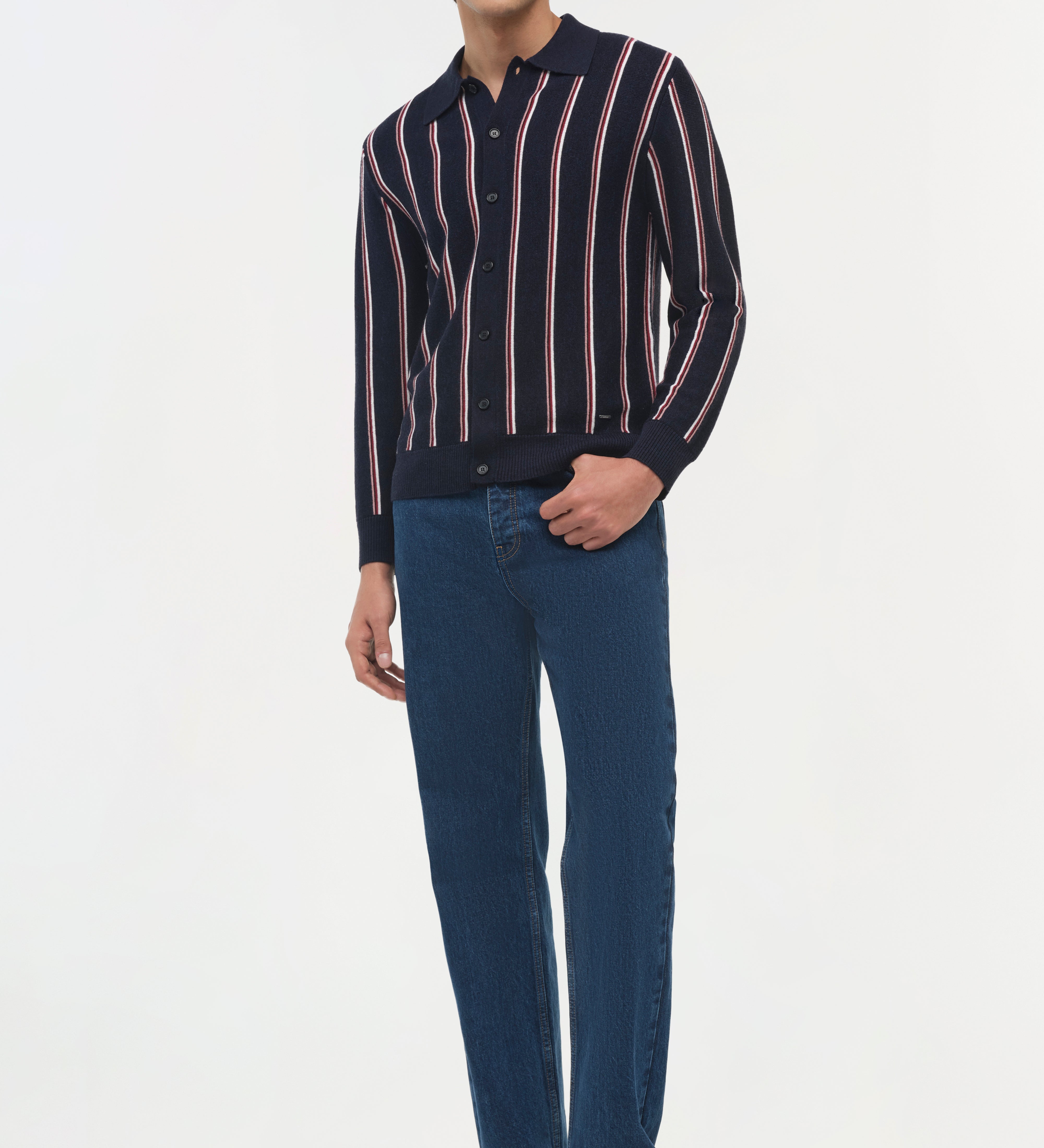 Simkhai - Elio Wool Collared Cardigan