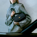 DeMellier - The New York Crossbody Black Small Grain