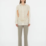Christopher Esber - Crossover Drape Shirt