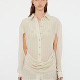 Christopher Esber - Crossover Drape Shirt