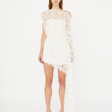 Christopher Esber - Floating Lace Mini Dress