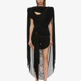 Christopher Esber - Torrent Draped Mini Dress
