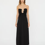 Christopher Esber - Helix Crystal Ribbed Strapless Dress