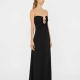Christopher Esber - Helix Crystal Ribbed Strapless Dress