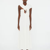 Christopher Esber - Helix Crystal Ribbed Tee Dress