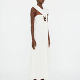 Christopher Esber - Helix Crystal Ribbed Tee Dress