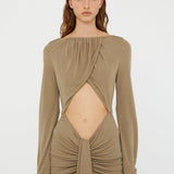 Christopher Esber - Bateau Drape Disconnect Dress