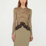Christopher Esber - Open Twist Verner Lace Dress
