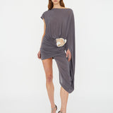 Christopher Esber - Sculptured Extended Loop Mini Dress