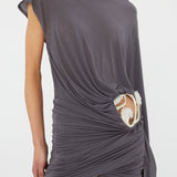 Christopher Esber - Sculptured Extended Loop Mini Dress