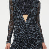 Christopher Esber - Liquid Jersey Ribbed Ruche Dress