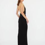 Christopher Esber - Tiered Thorn Beaded Disconnect Dress