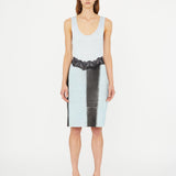 Christopher Esber - Ribbed Scuffed Leather Tank Dress