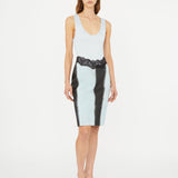 Christopher Esber - Ribbed Scuffed Leather Tank Dress