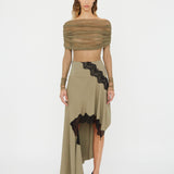 Christopher Esber - Verner Lace Asymmetric Skirt