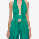 Christopher Esber - Scarf Draped Halter Top