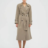 Aflalo - Luna Trench in Cotton Nylon