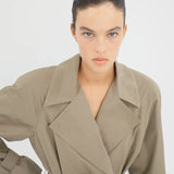 Aflalo - Luna Trench in Cotton Nylon