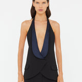 Christopher Esber - Tuxedo Contrast Wool Vest