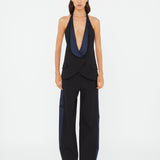 Christopher Esber - Tuxedo Contrast Wool Vest